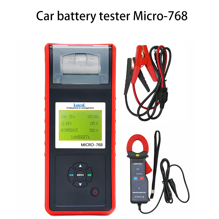 Car battery tester with printer Micro-768A